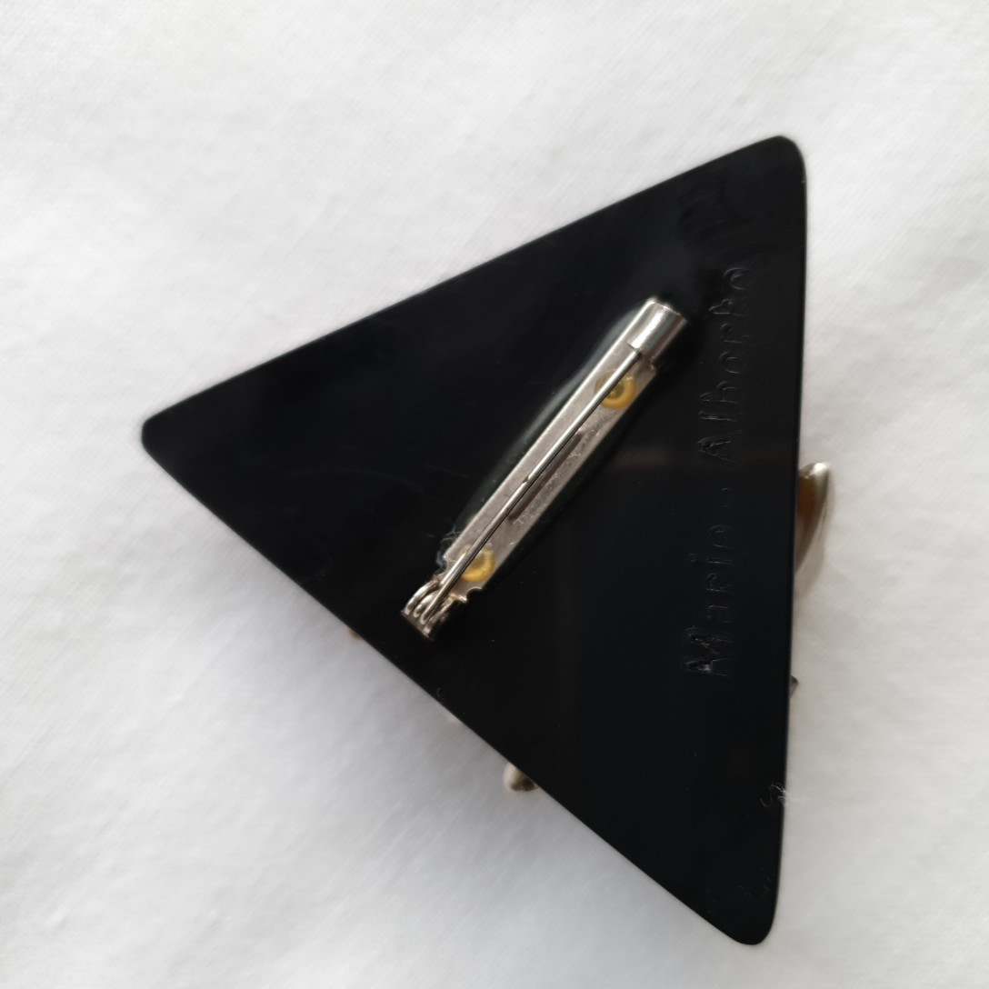 Broche d'artiste signée Marie - Alberte  Comme neuf - Vue 4 - 